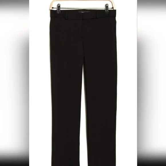 NWT Amanda & Chelsea Black Straight Leg Ankle Pants Size 6 + Free Top - Picture 3 of 8